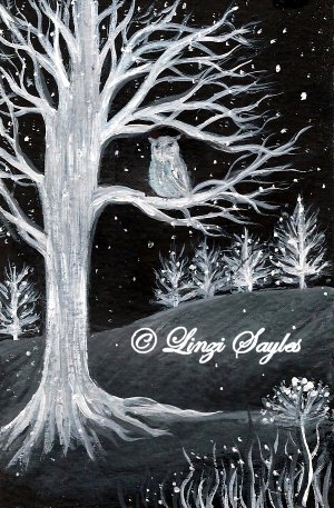 Snowy Owl by linzi fay